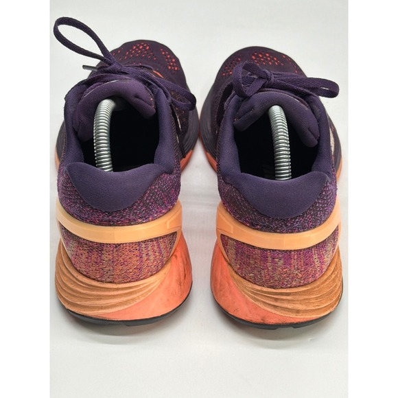 Nike Women LunarGlide 7 Running Shoes Purple Orange Athletic Sneakers 747356-500 - Picture 4 of 11